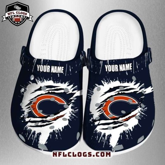 Discover Chicago Football Team Bears Clogs, Gift for Fan