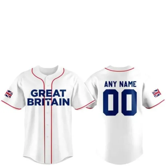 Discover Great Britain Team 2026 World Baseball Classic Jersey