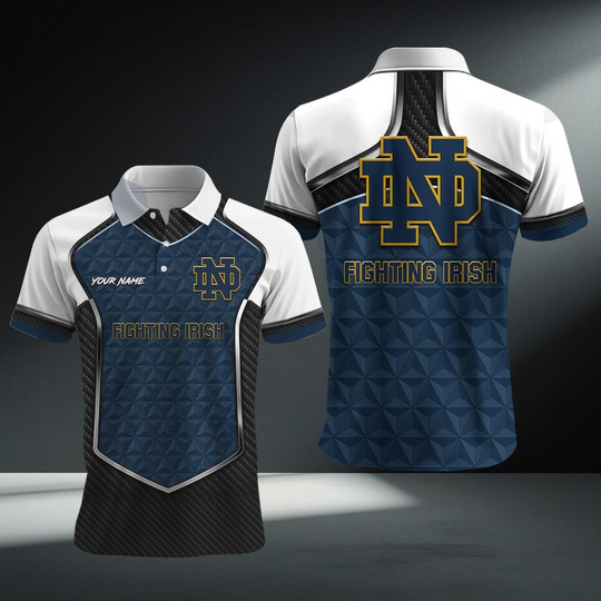 Personalized ND Fighting Irish Polo Shirt