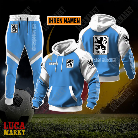 Discover Personalized TSV 1860 Munich Hoodie Jogger Sets