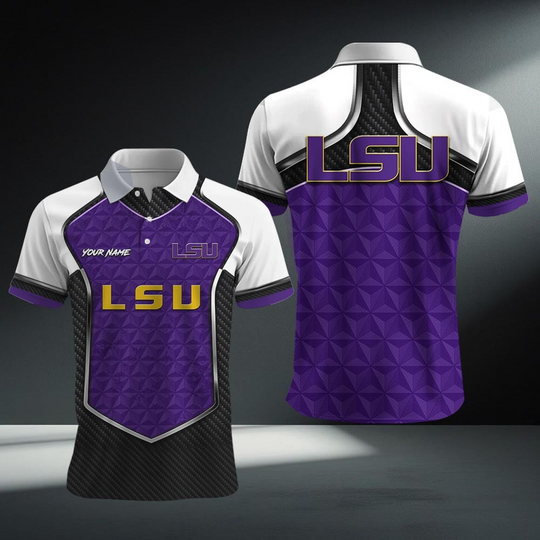 Personalized Lsu Tigers Polo Shirt