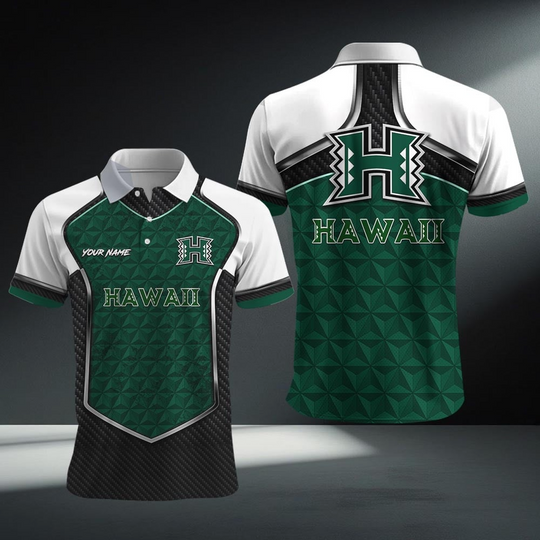 Discover Personalized Hawaii Rainbow Warriors Polo Shirt