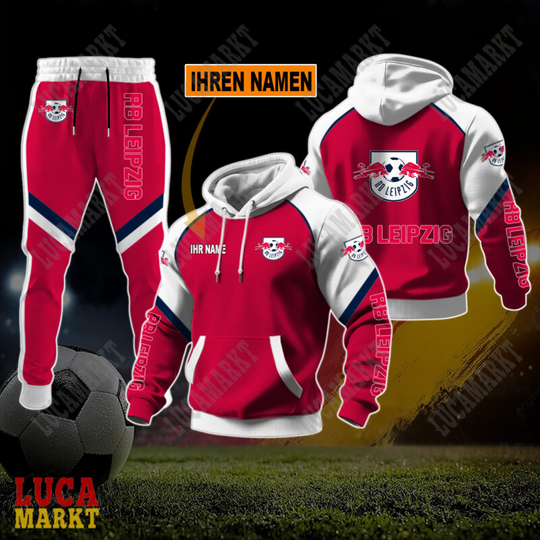Discover Personalized RB Leipzig Hoodie Jogger Sets