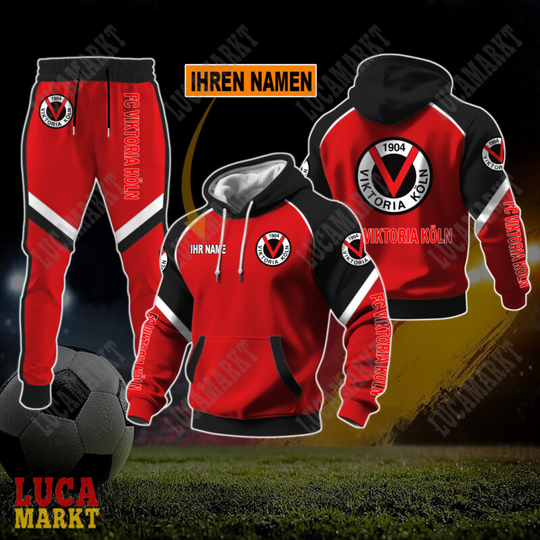 Discover Personalized FC Viktoria Köln Hoodie Jogger Sets