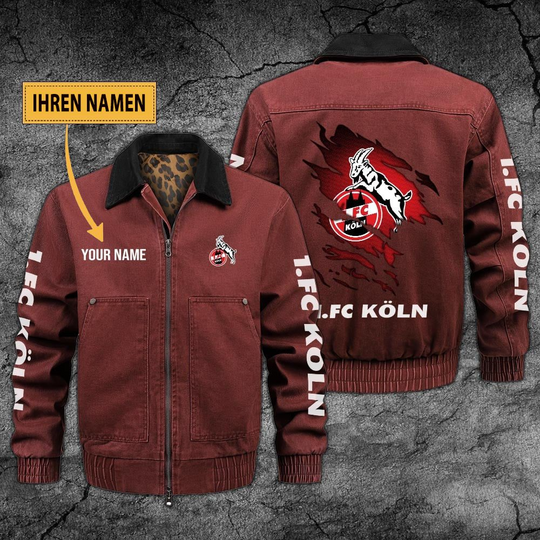 Personalized 1. FC Köln Collared Bomber Jackets