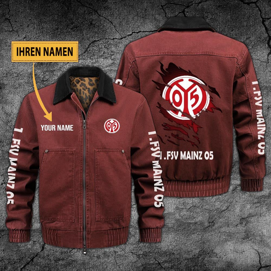Personalized 1. FSV Mainz 05 Collared Bomber Jackets