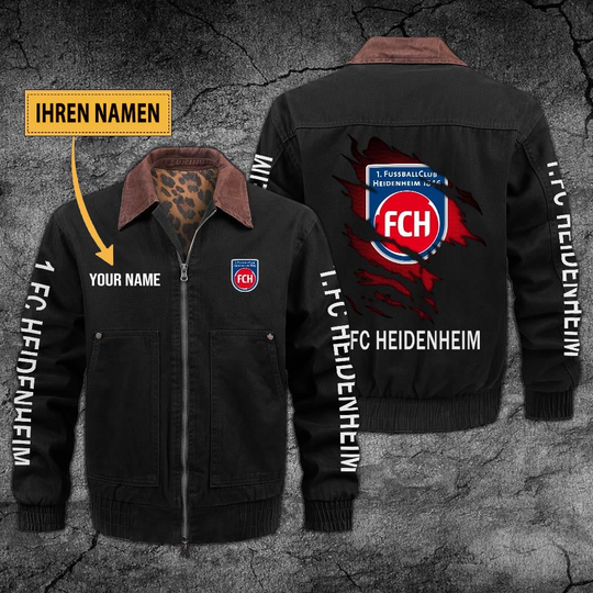 Personalized 1. FC Heidenheim Collared Bomber Jackets