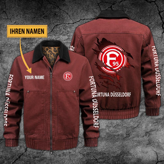Personalized Fortuna Düsseldorf Collared Bomber Jackets