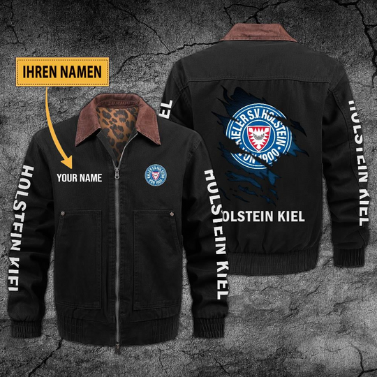 Personalized Holstein Kiel Collared Bomber Jackets