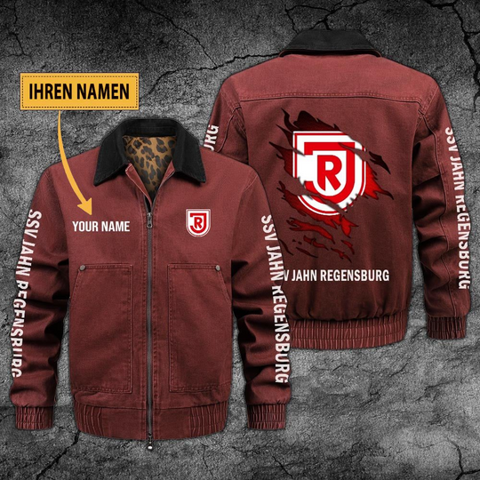 Personalized Jahn Regensburg Collared Bomber Jackets