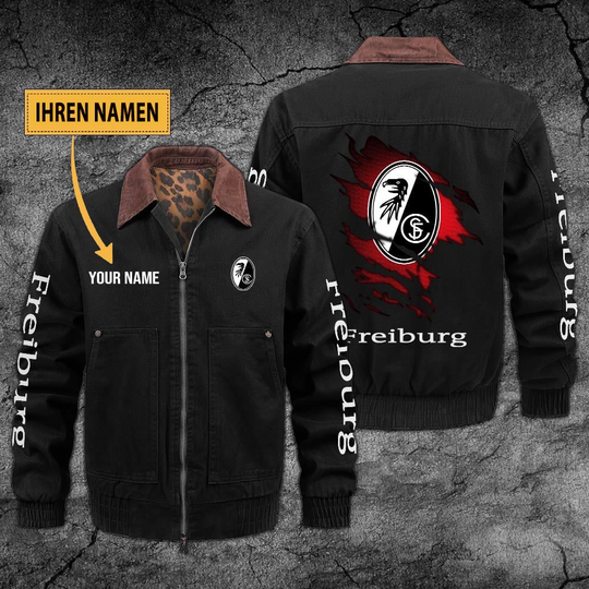 Personalized SC Freiburg Collared Bomber Jackets