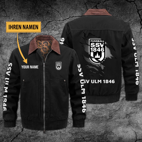 Personalized SSV Ulm 1846 Collared Bomber Jackets