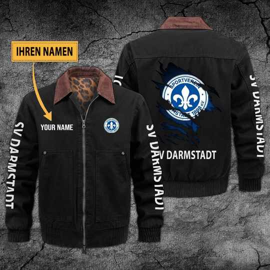 Personalized SV Darmstadt 98 Collared Bomber Jackets