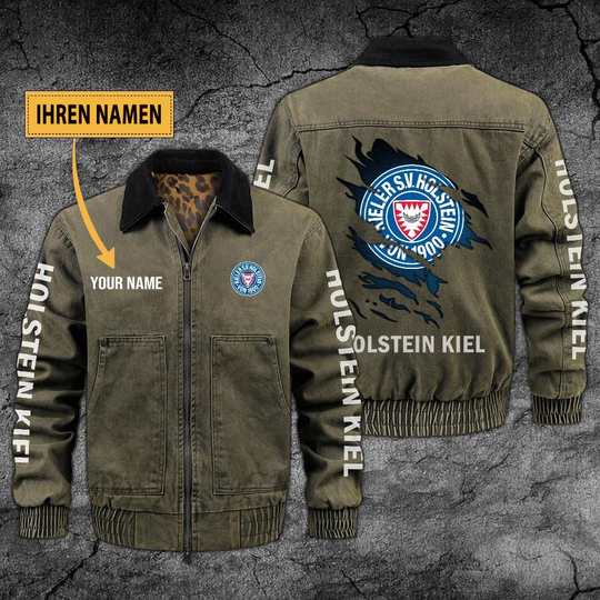 Personalized Holstein Kiel Collared Bomber Jackets