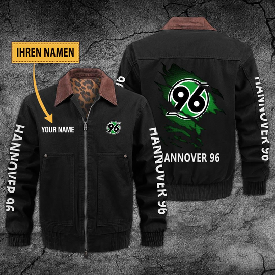 Personalized Hannover 96 Collared Bomber Jackets