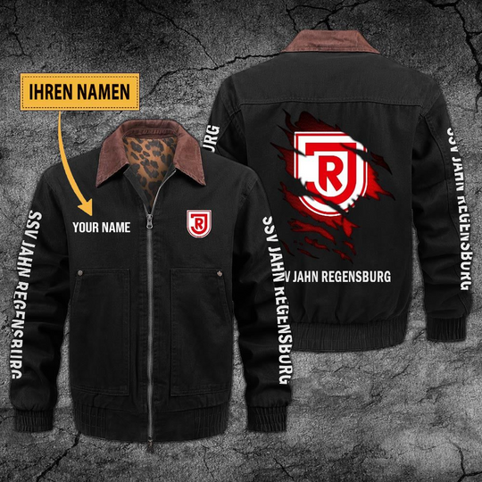 Personalized Jahn Regensburg Collared Bomber Jackets