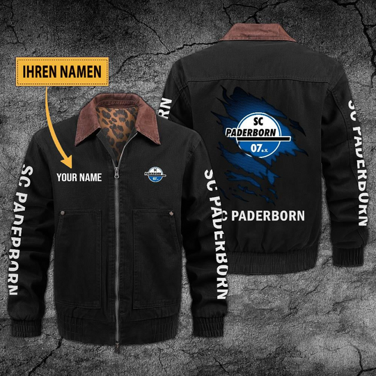 Personalized SC Paderborn 07 Collared Bomber Jackets