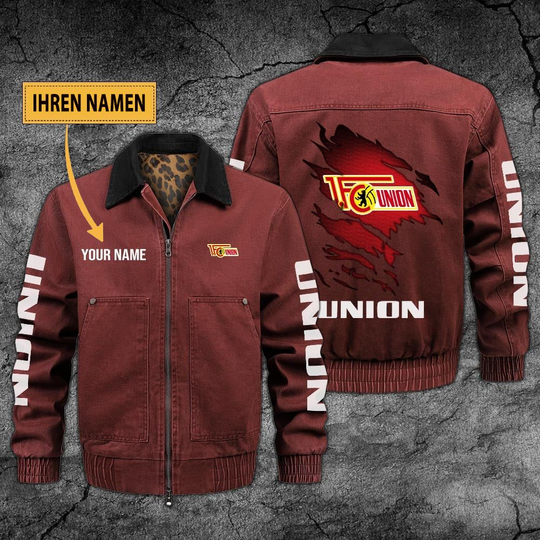Personalized 1. FC Union Berlin Collared Bomber Jackets