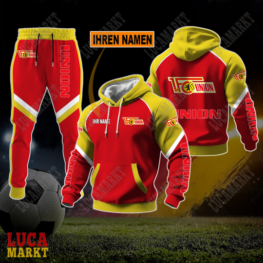 Discover Personalized Union Berlin Hoodie Jogger Sets
