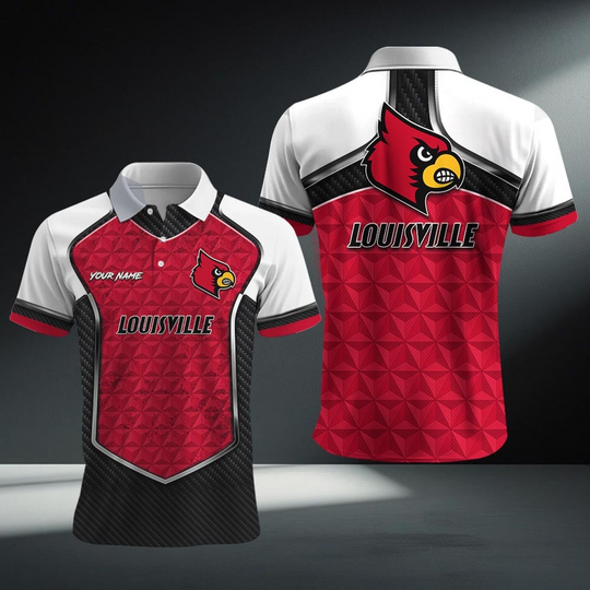 Personalized Louisville Cardinals Polo Shirt