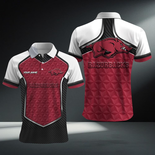 Personalized Arkansas Razorbacks Polo Shirt