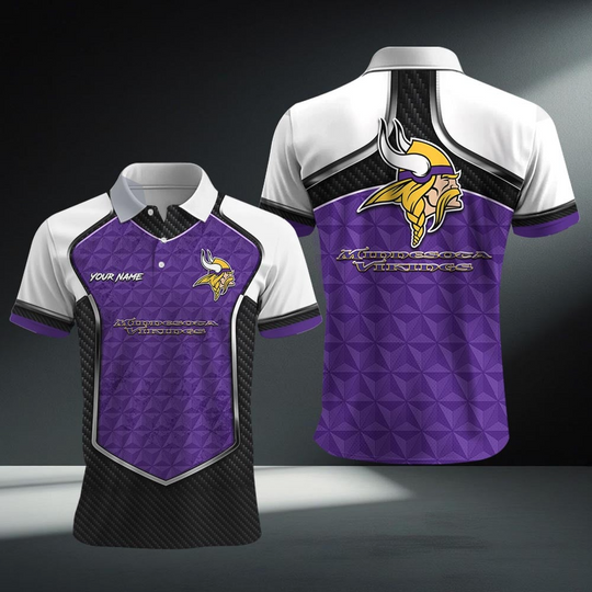Personalized Minnesota Vikings Polo Shirt