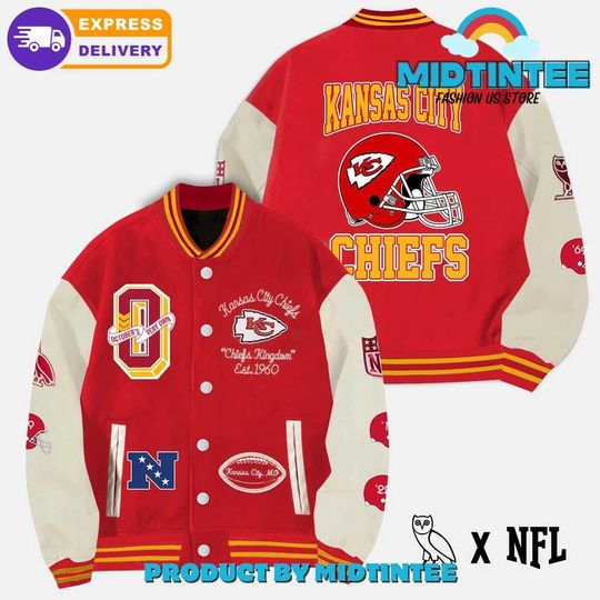 Kansas City Chiefs Baseball Jacket