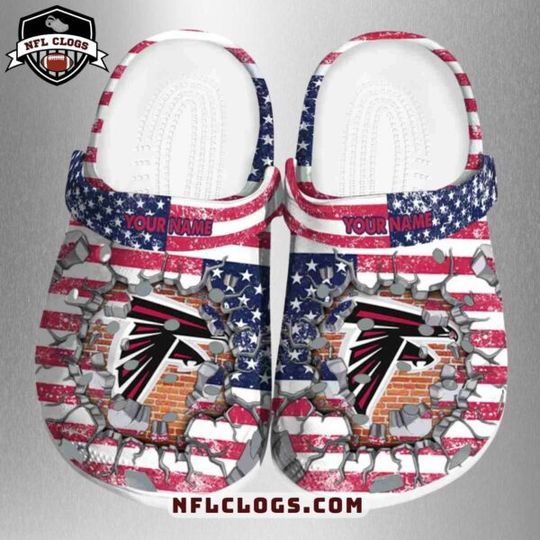 Atlanta Football Team Falcons Clogs, Gift for Fan
