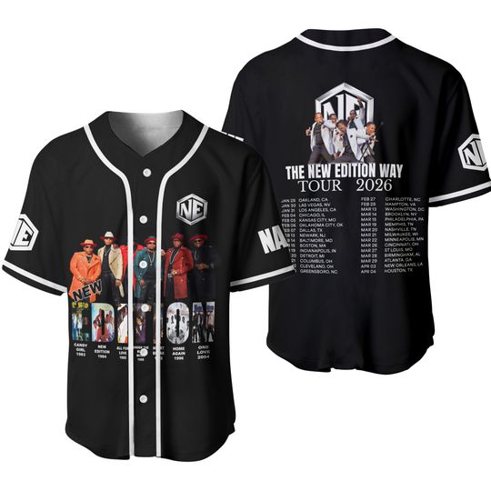 Personalized New Edition Baseball Shirt, New Edition NE Shirt, The New Edition Way Tour 2026 Shirt