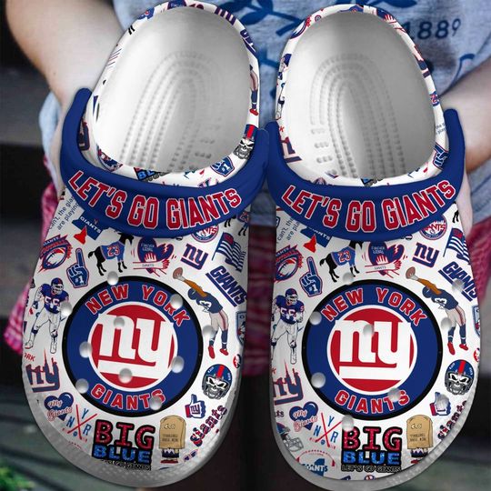 New York Giants Clogs Shoes