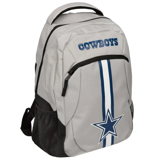 football Action Backpack School Gym Bag - Dallas Cowboys