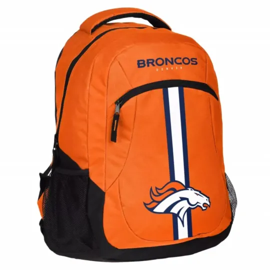 Football Denver Broncos Logo Action Backpack