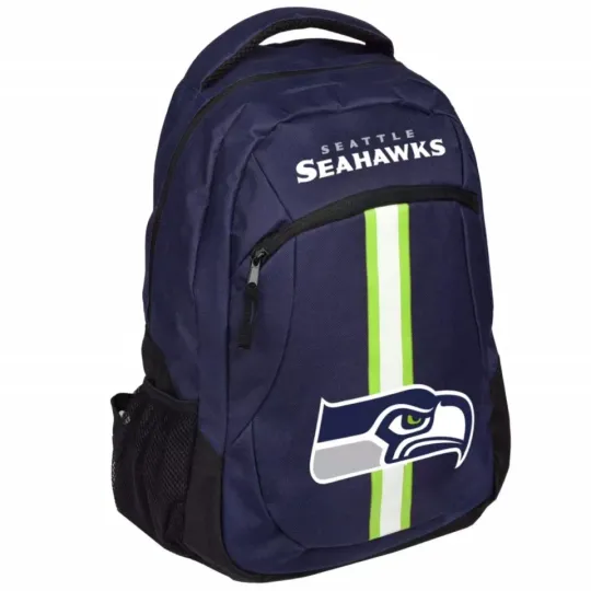 Seattle Seahawks football Logo Action Backpack