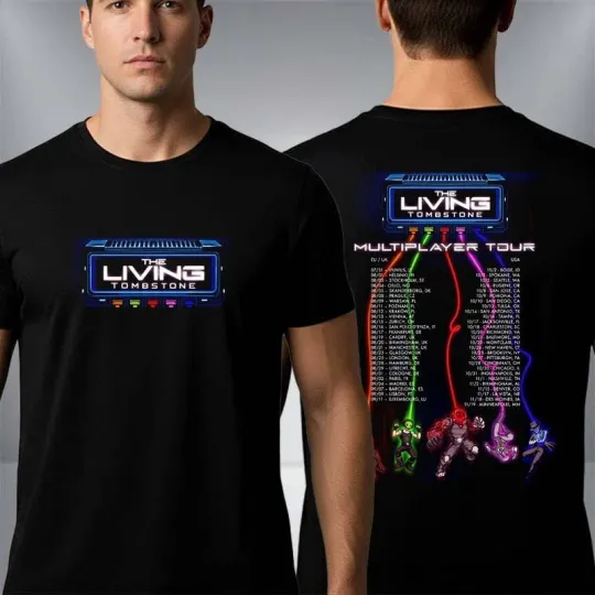 Discover The Living Tombstone Multiplayer Tour 2026 Schedule Tour Dates Unisex T Shirt