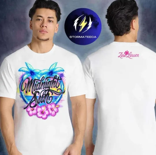 Discover Zara Larsson Midnight Sun Tour 2026 Hawaiian Beach T-Shirt
