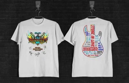 Discover Journey tour 2026 shirt 2 sides white T-shirt All sizes JN2325