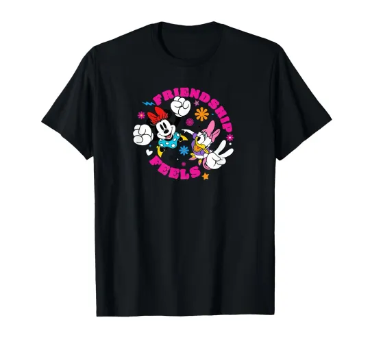 Discover Disney Mickey And Friends Minnie And Daisy Friendship T-Shirt_