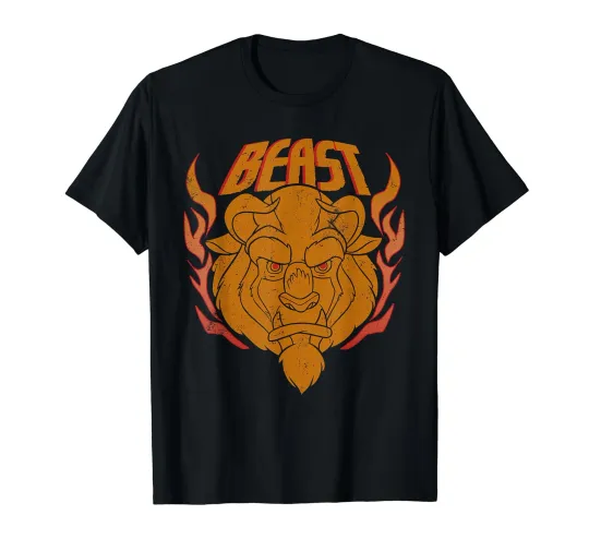 Discover Disney Beauty And The Beast Flame T-Shirt_