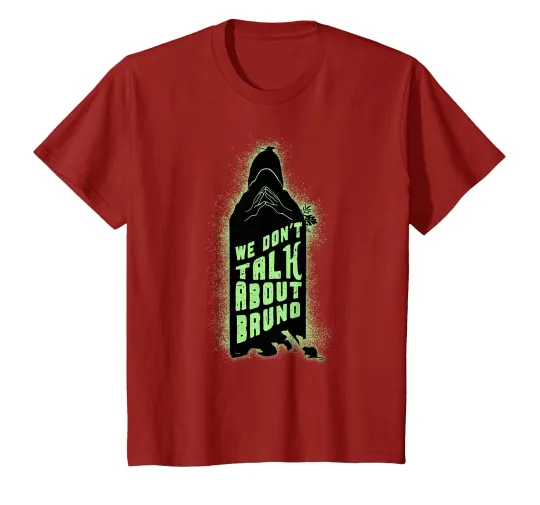 Discover Disney Encanto We Don'T Talk About Bruno Silhouette T-Shirt_