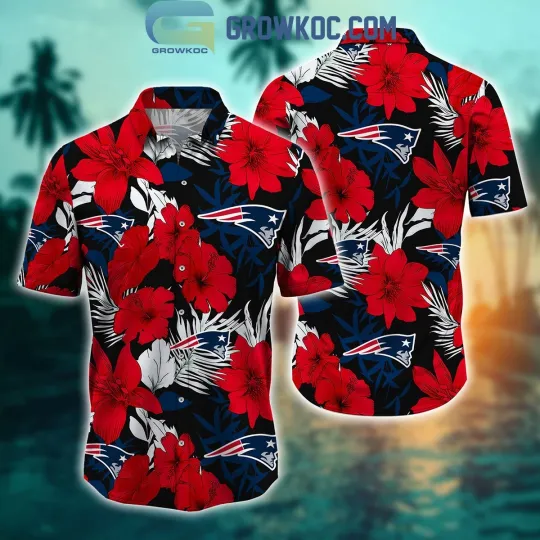 Discover New England Football Team Patriotss Hawaiian Button Down Shirt