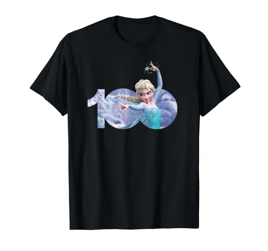 Disney 100Th Anniversary Princess Elsa D100 T-Shirt_