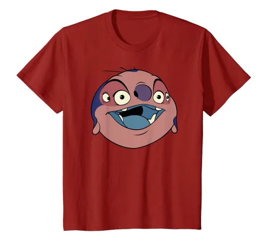 Discover Disney Lilo & Stitch Jumba Jukiba Smiling Big Face Costume T-Shirt_