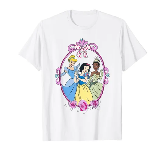 Discover Disney Princess Snow White Cinde And Tiana T-Shirt_
