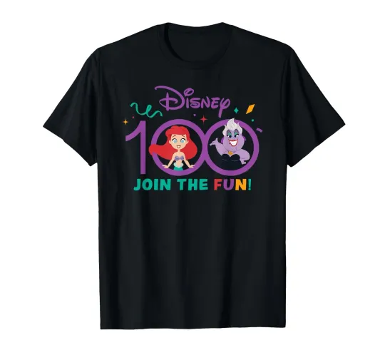 Discover Disney 100Th Anniversary Little Mermaid Join The Fun D100 T-Shirt_