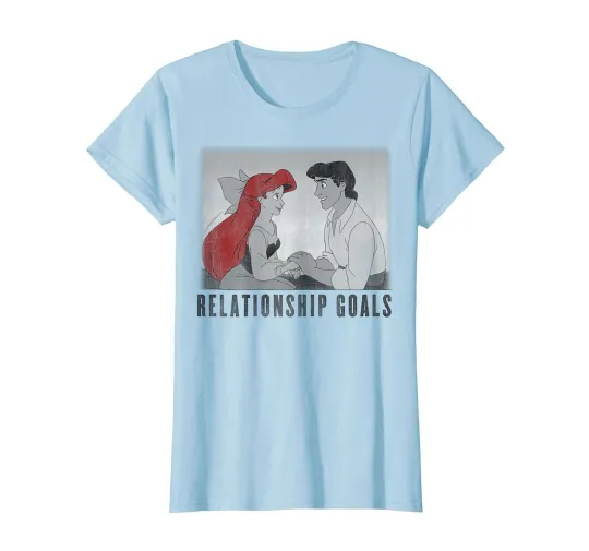 Discover Disney Little Mermaid And Eric Relationship Goals T-Shirt_