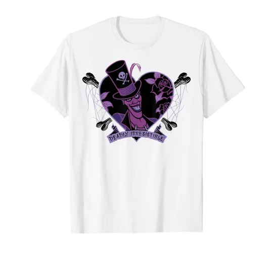 Disney Villains Valentine'S Day Dr. Facilier Vintage Heart T-Shirt_