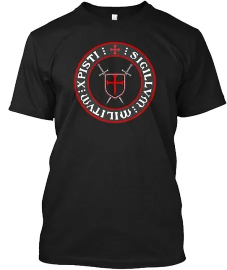 Discover Knights Templar Cross Swords Shield T-Shirt Unisex