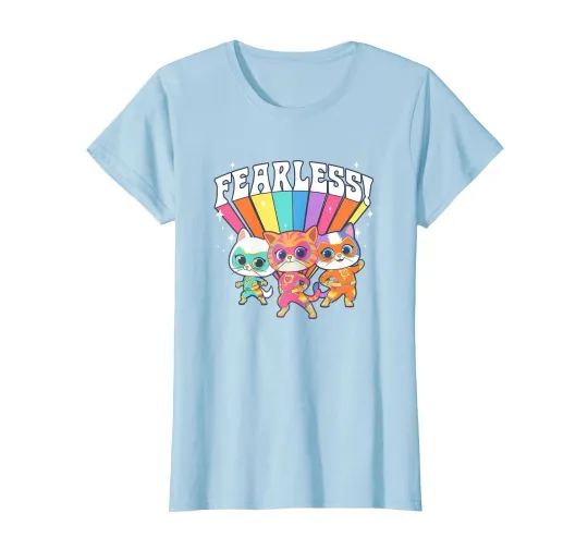 Discover Disney Super Kitty Super Charged Fearless! Group Shot T-Shirt_