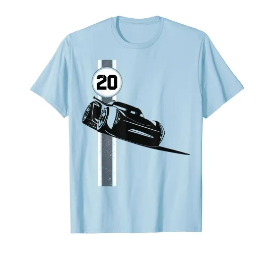 Discover Disney Pixar Car.s 3 Jackson Storm Vintage Retro Drift Logo T-Shirt_