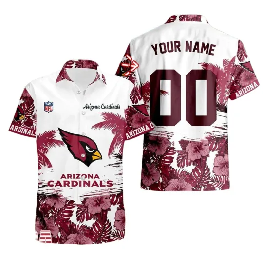 Discover Personalized Arizonna Football Team Cardinalss Hawaiian Button Down Shirt